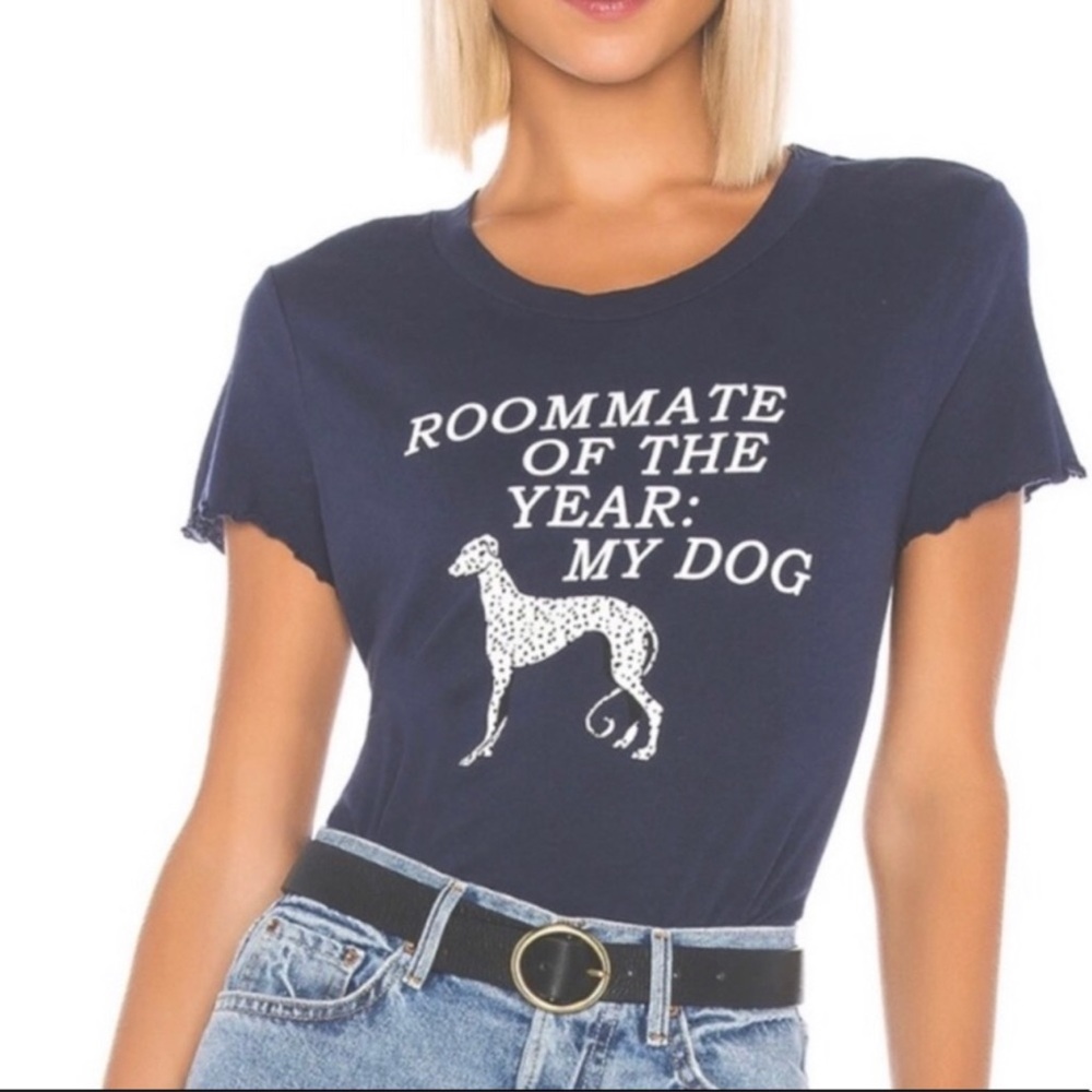 Anthro Wildfox Roomate of The Year Dog Tee